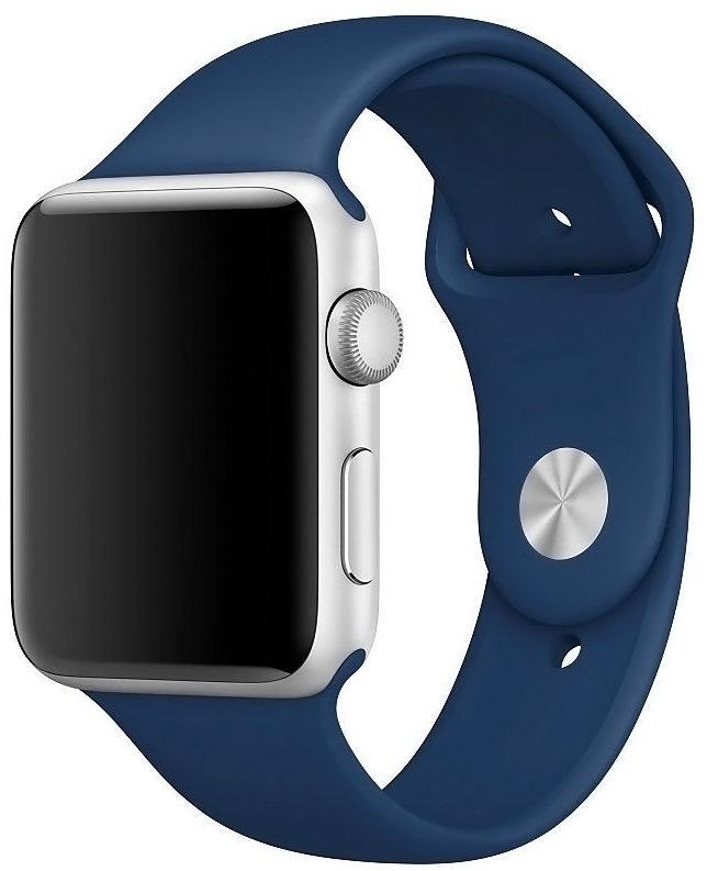 Силиконовый ремешок Band Sport Series for Apple Watch 42/44/45mm, Blue Cobalt (HC)