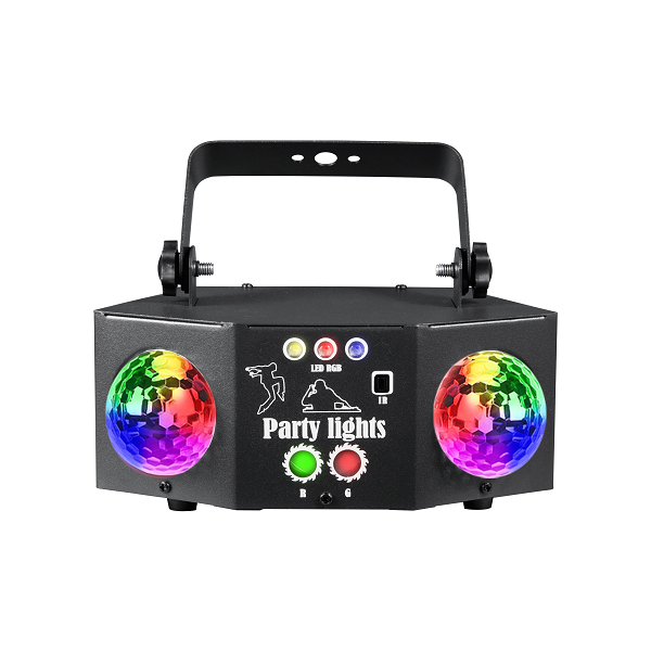 Диско-проектор лазерный Energolux DJ-534 LED 7 объективов RGB 360° с подвижным эффектом DMX512