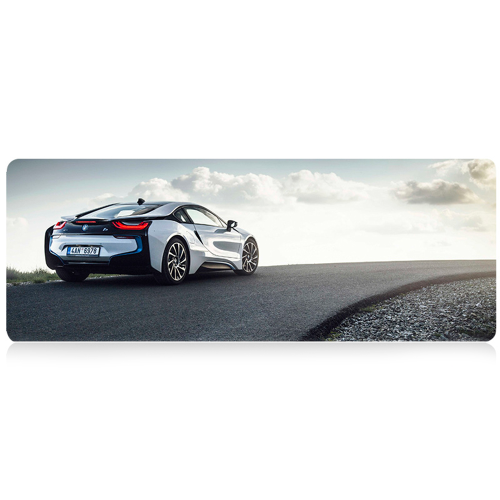 Килимок тканинний BMW з прошивкою 2х300x700 мм Сірий (YUT_V7833)