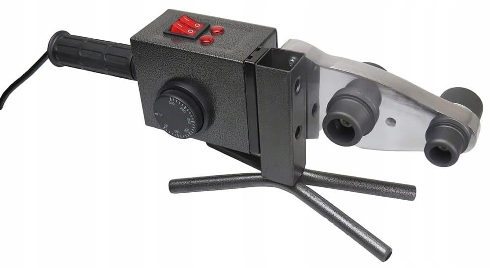 Паяльник для пластиковых труб Bass Polska 6503 с трубными ножницами с насадками в кейсе 20-63 мм 1500 Вт (17695928)