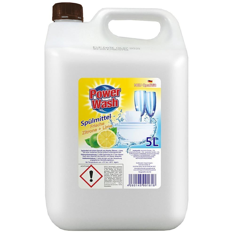 Засіб для миття посуду Power Wash Spulmittel Zitrone 5 л
