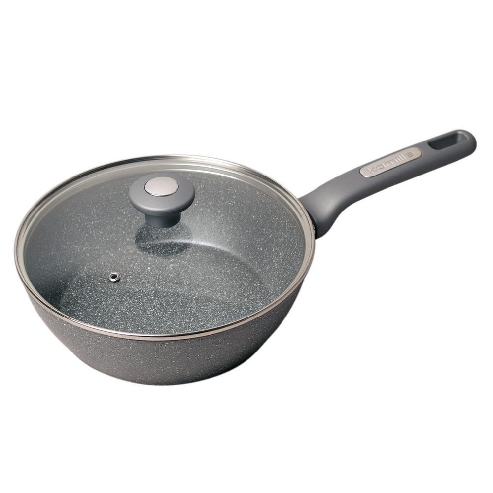 Сотейник Kamille с крышкой 24 см (KM-4275GR)