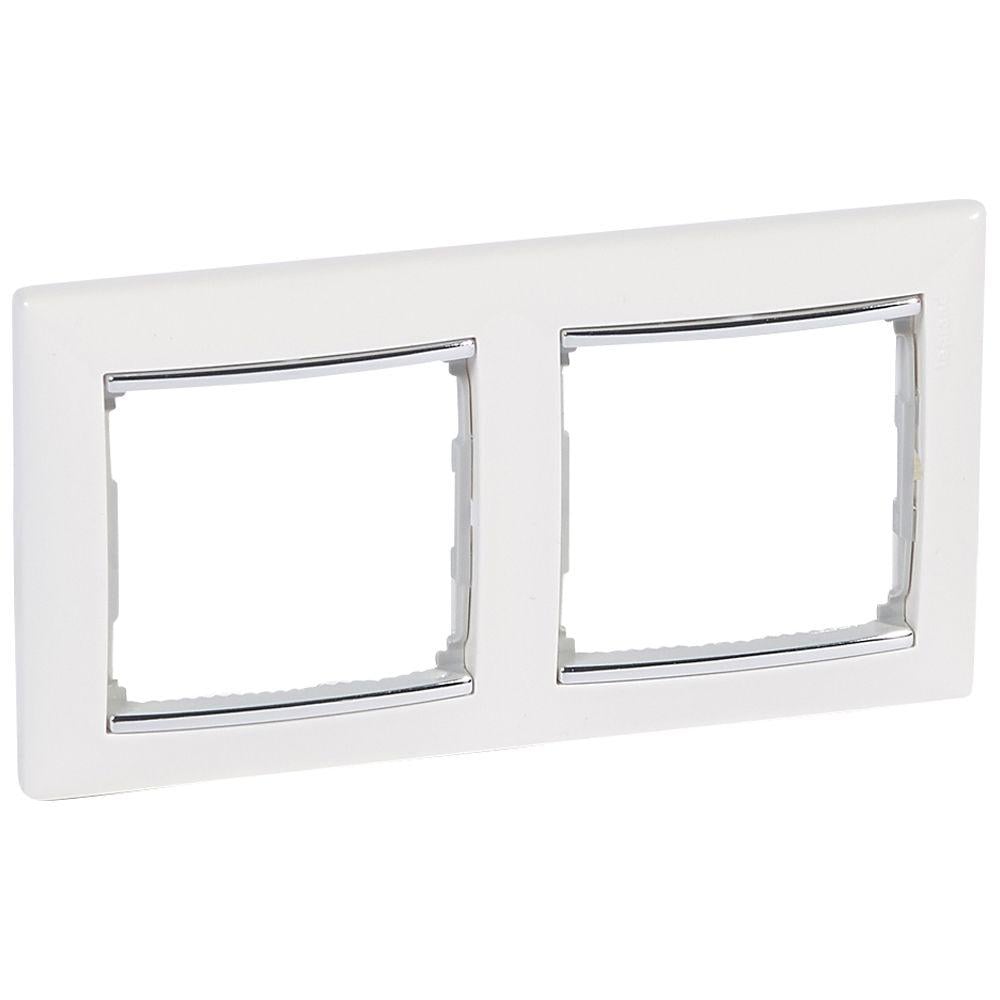 Рамка Legrand Valena 2-постовая горизонтальная Белый (770492)