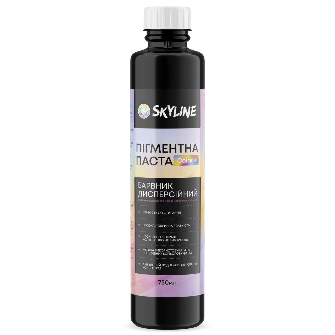 Паста пигментная Skyline Color+ для тонировки красок/эмалей/штукатурок 27 Черный 750 мл (31234383)