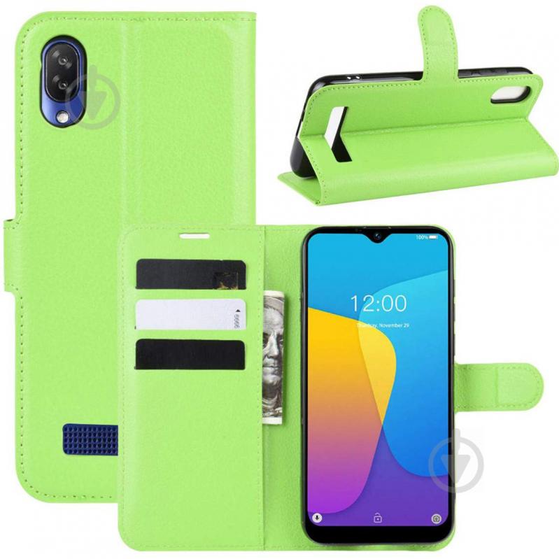 Чохол-книжка Litchie Wallet для Doogee Y8C Green (hub_qlSt24470) - фото 2