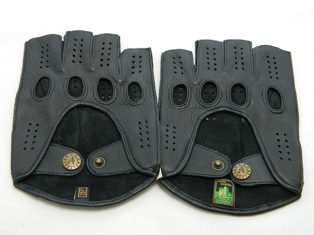 Перчатки мужские Alpa Gloves автомобильные натуральная кожа митенки р. 9 Черный (703-15-9) - фото 4 Перчатки мужские Alpa Gloves автомобильные натуральная кожа митенки р. 9 Черный (703-15-9) - фото 4