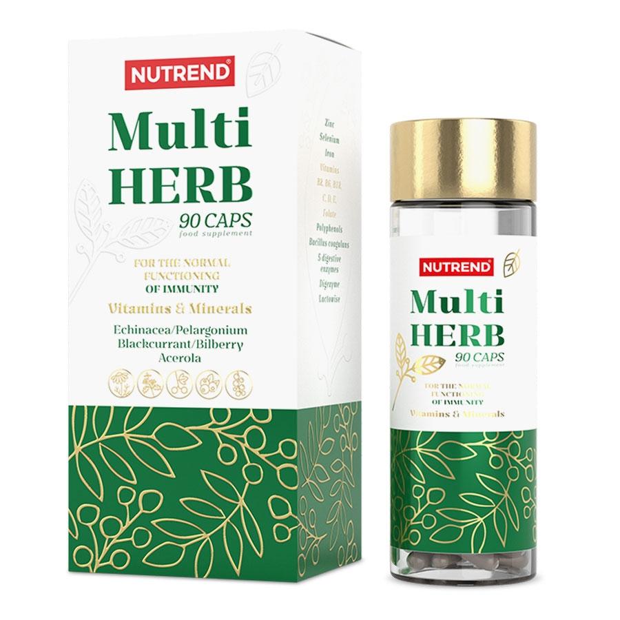 Натуральна добавка Nutrend MultiHerb 90 капс. (7311)