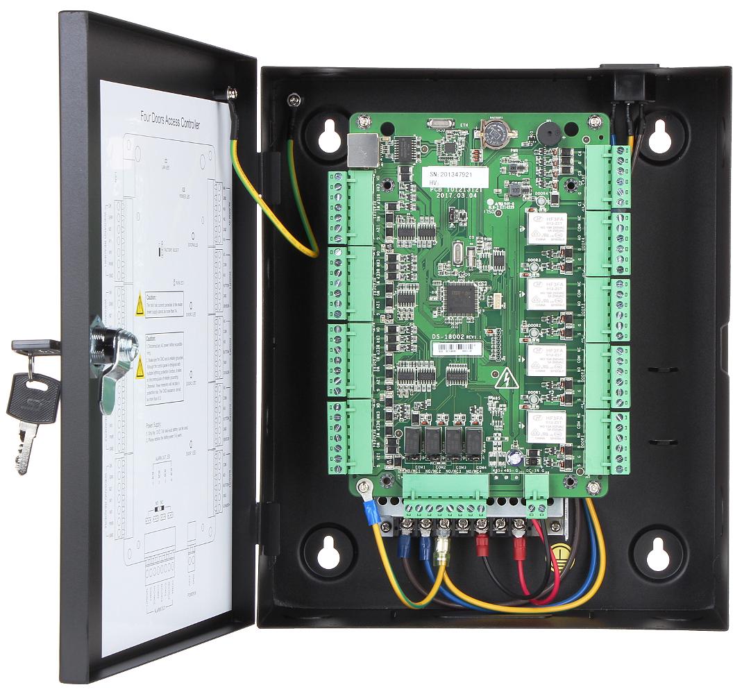 Контроллер доступа Hikvision сетевой на 4 двери DS-K2804 - фото 4