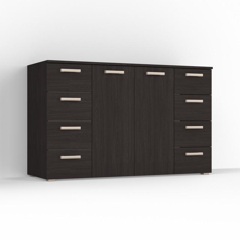 Комод Idea ТКБ-379.1 на 8 шухляд з дверима Венге темний (26718341) - фото 2 Комод Idea ТКБ-379.1 на 8 шухляд з дверима Венге темний (26718341) - фото 2