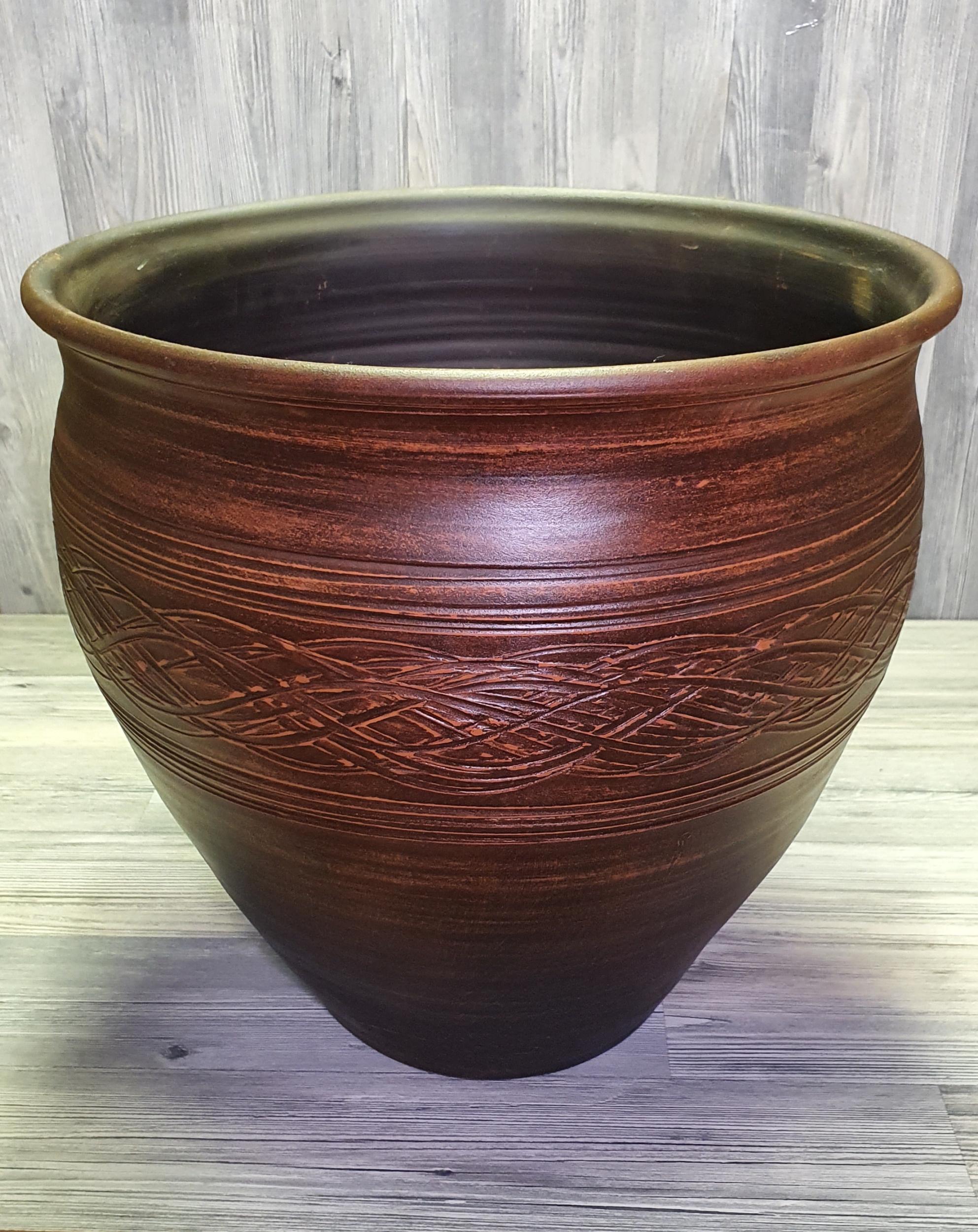 Миска Макитра из красной глины 20 л (3971)