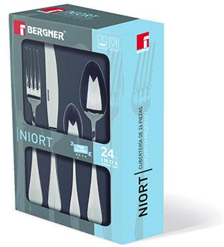 Набор столовых приборов Bergner Niort 24 пр. на 6 персон (BG-5303-MM) - фото 2