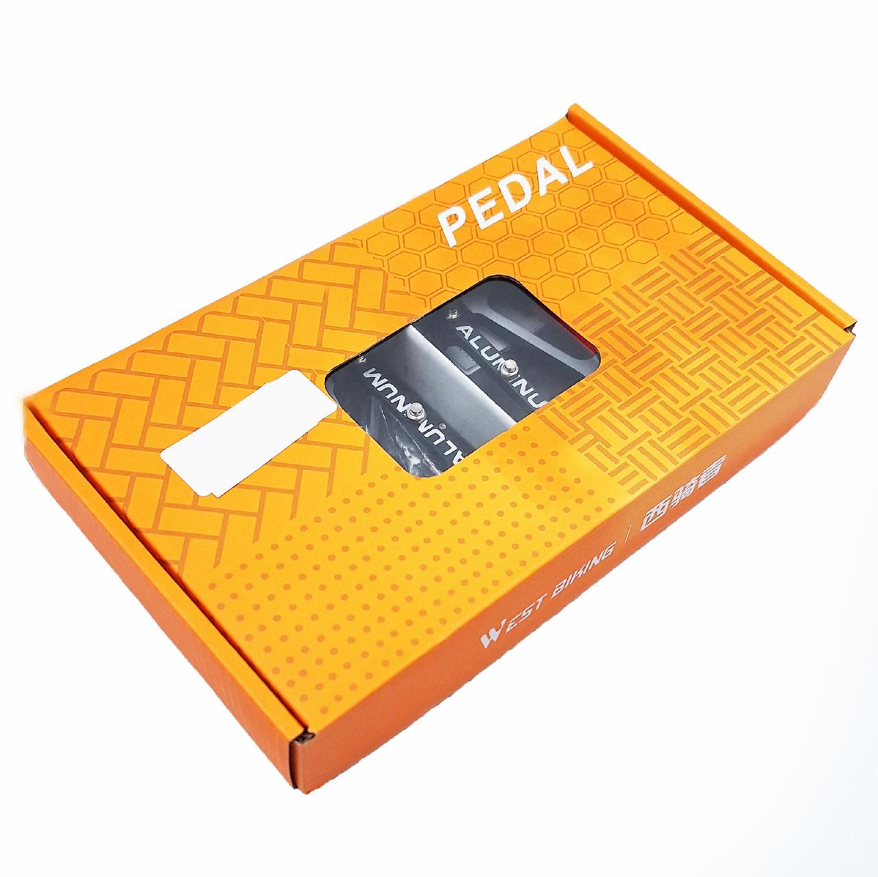 Педали велосипедные алюминиевые West Bsking YP0802083 на промподшипниках Черный (G0000968) - фото 4 Педали велосипедные алюминиевые West Bsking YP0802083 на промподшипниках Черный (G0000968) - фото 4
