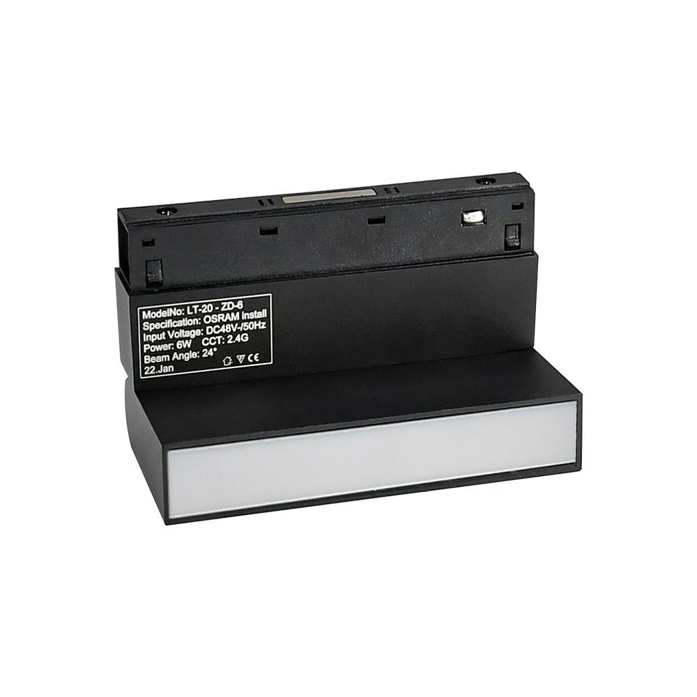 Світильник трековий магнітний поворотний OL27 12W 4000K Чорний (29492845) Світильник трековий магнітний поворотний OL27 12W 4000K Чорний (29492845)