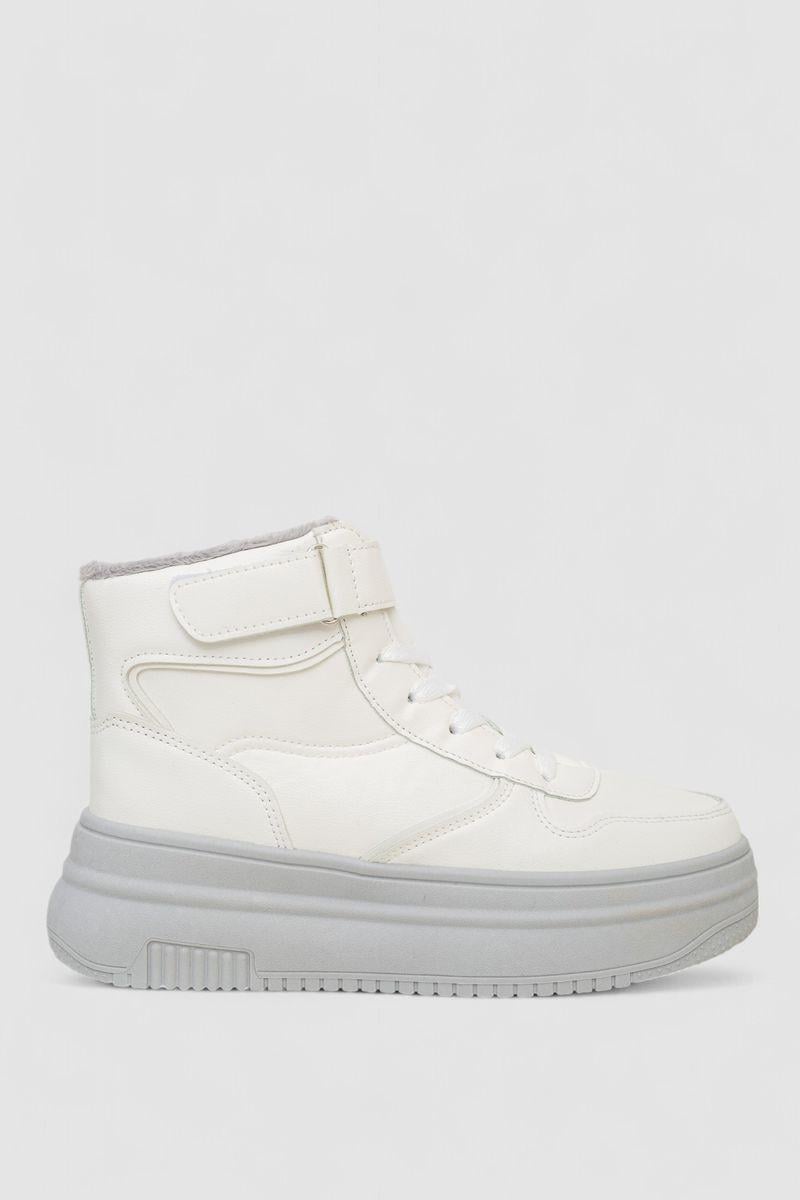 Кроссовки женские зимние Stilli 248RAM04 р. 39 Бело-серый (115407_830674)