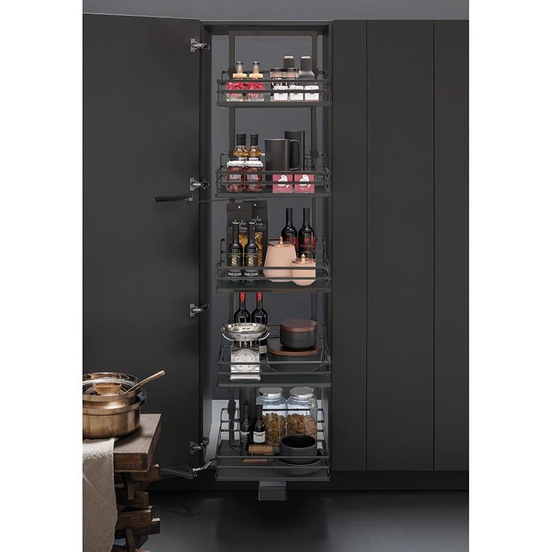 Карго-колонна распашная Vibo Galaxy 5 корзин 600 мм Графит (185894)