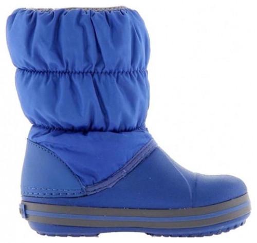 Сапоги для мальчика зимние Crocs Kids Winter Puff Boot р. 25-26 С9 Синий (14613)