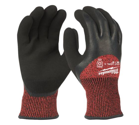 Зимние перчатки с защитой от порезов Milwaukee уровень 3 M/8 (4932471347)