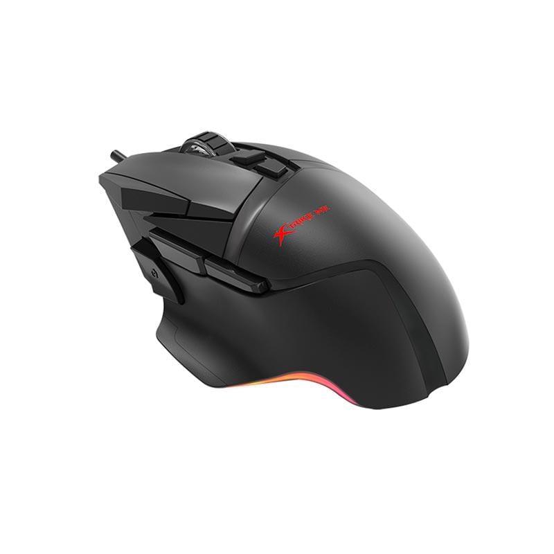 Компьютерная мышка игровая Xtrike ME GM-520 gaming RGB 800-12800 6 stepdpi USB Black (589430)