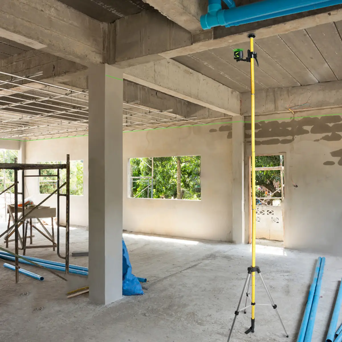 Лазерный уровень Huepar S04CG комплект №7 (481016) - фото 8