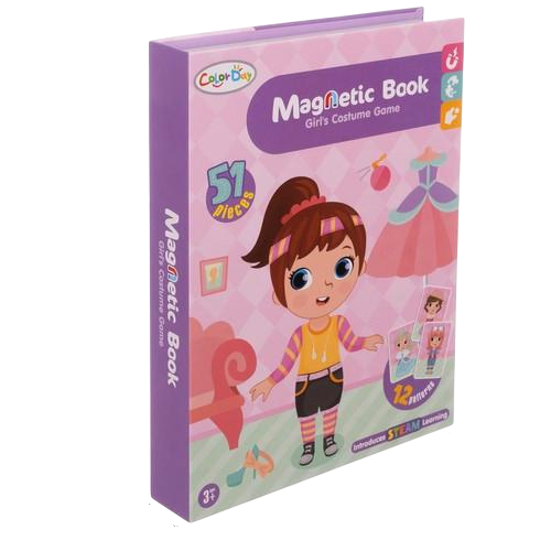 Пазл-книга магнитная для детей творческое развлечение (24709)