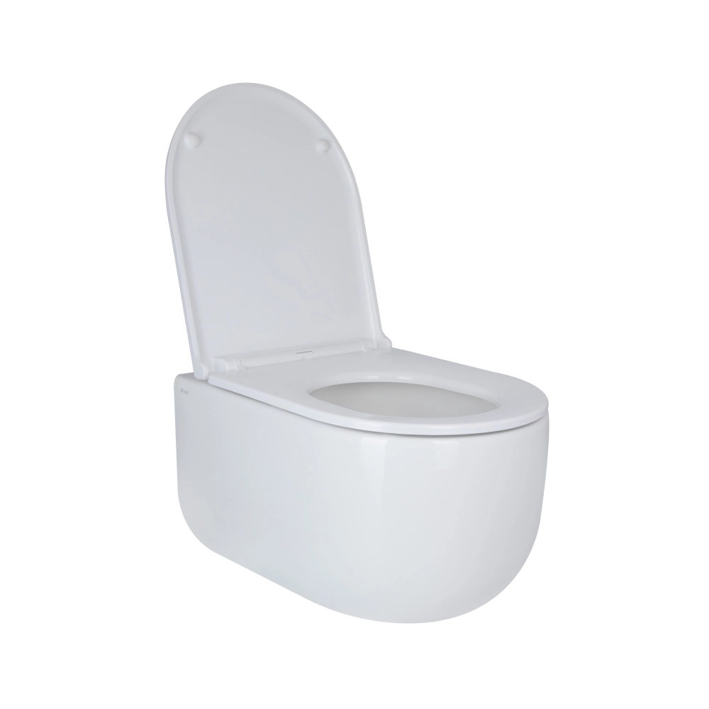 Унитаз подвесной Q-tap Taurus безободковый с сиденьем Soft-close QT2433084EUQW - фото 7