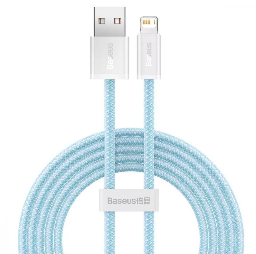 Кабель для зарядки BASEUS CALD000503 Dynamic Series Fast Charging Lightning 2,4 A 2 м Blue (559724)
