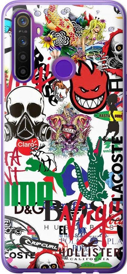 Чохол на Realme 6i Many different logos (4022u-2059-42517) Чохол на Realme 6i Many different logos (4022u-2059-42517)