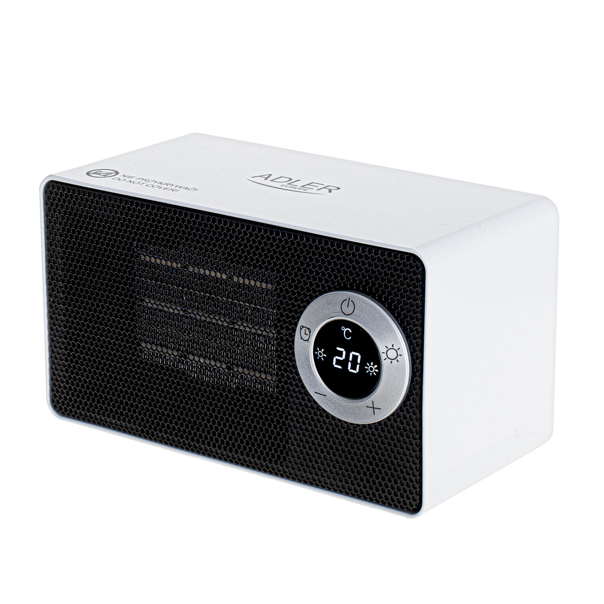 Тепловентилятор Adler AD 7746 LCD Белый (6616)