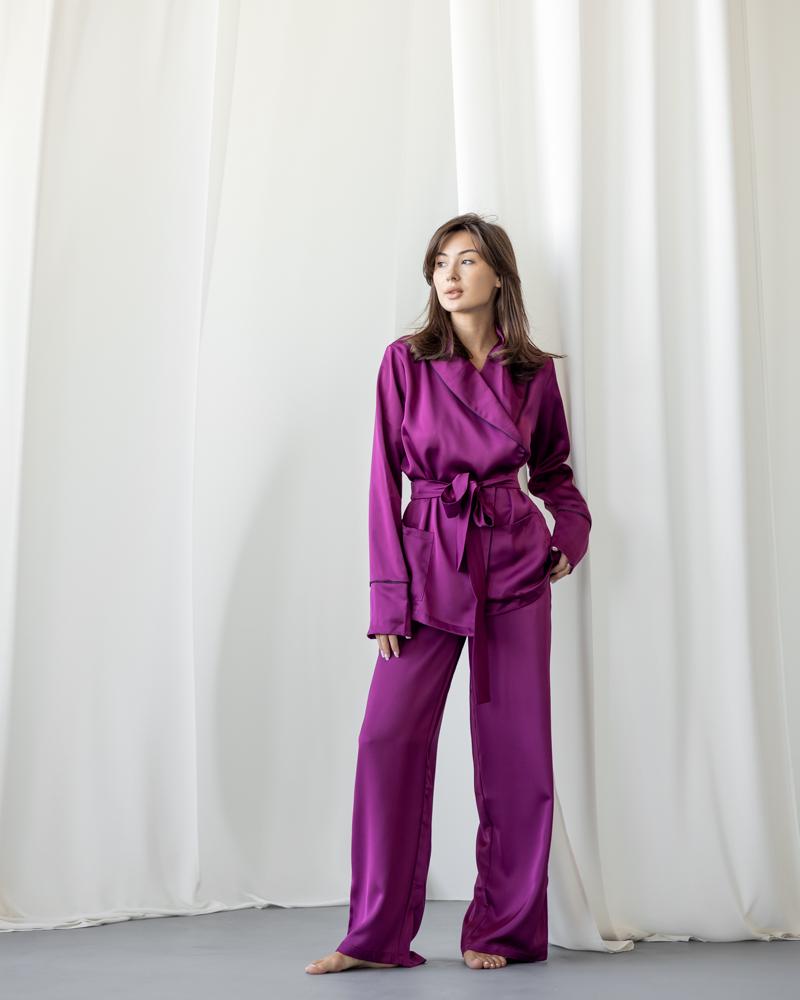 Домашній костюм жіночий QC Estelle M Марсала (30036M)