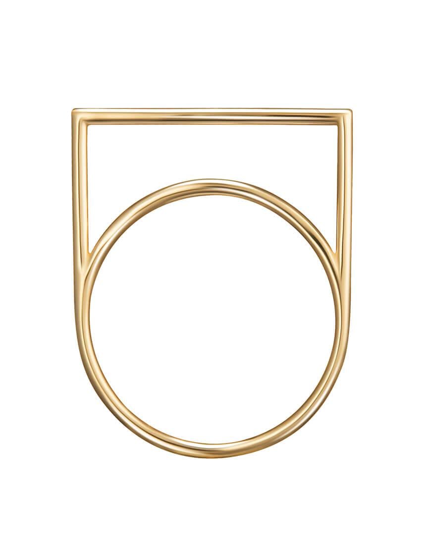 Каблучка Bridge жіноча RIMMART JEWELRY жовта One size Каблучка Bridge жіноча RIMMART JEWELRY жовта One size