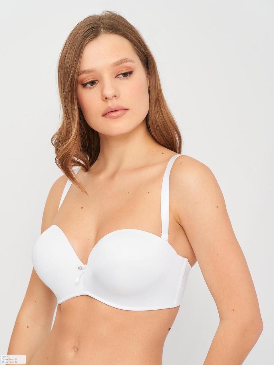 Бюстгалтер бралет ущільнений Sielei 1832 Вianco 75E Білий (1702450598) - фото 2