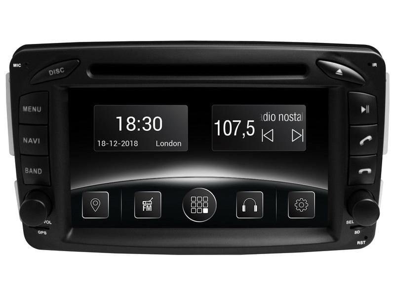 Мультимедійна система Gazer CM6007-W163 до Mercedes A W168/C W203/E W210/CLK W209 (09b78e46)