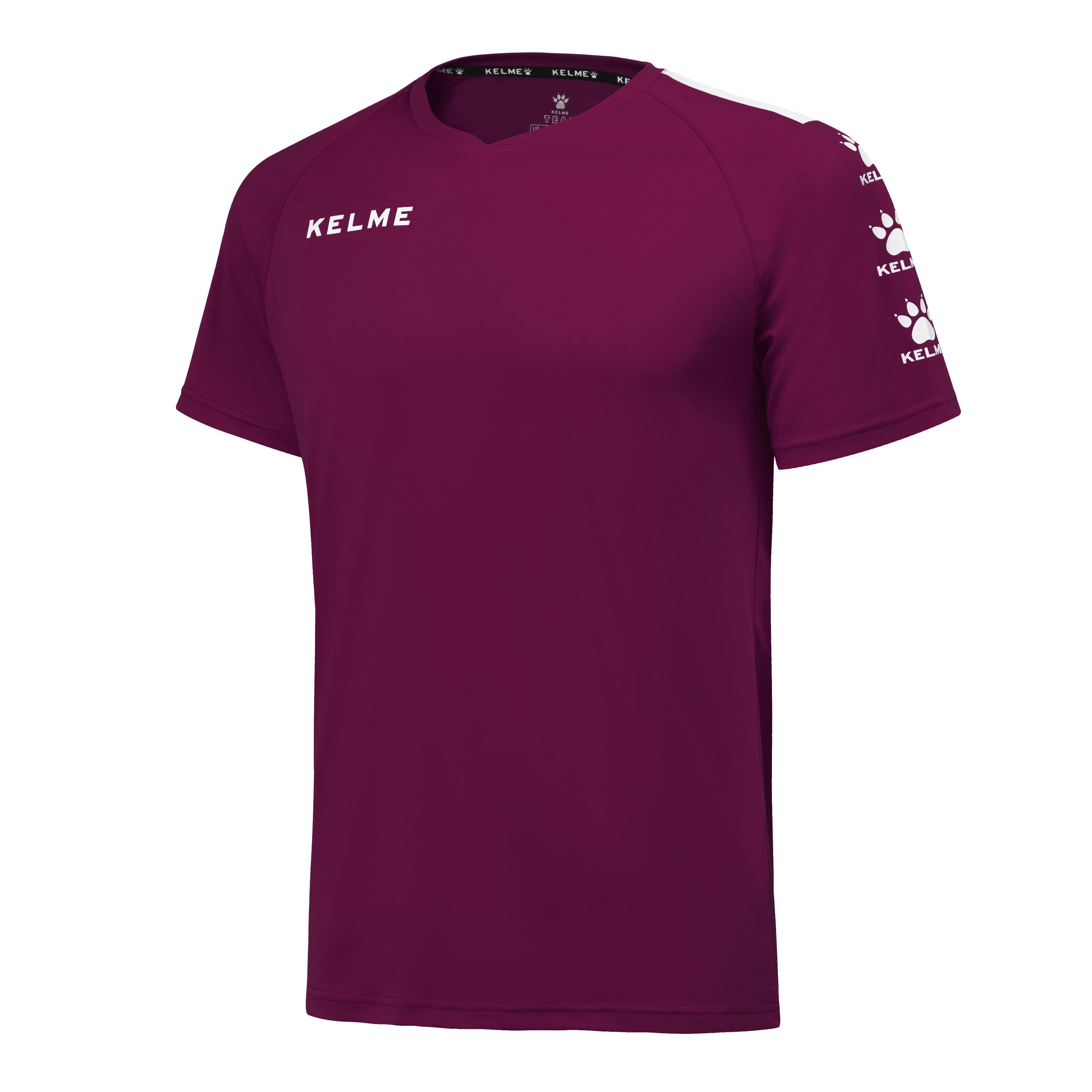 Футболка Kelme Lince к/р M Бордовый/Белый Футболка Kelme Lince к/р M Бордовый/Белый