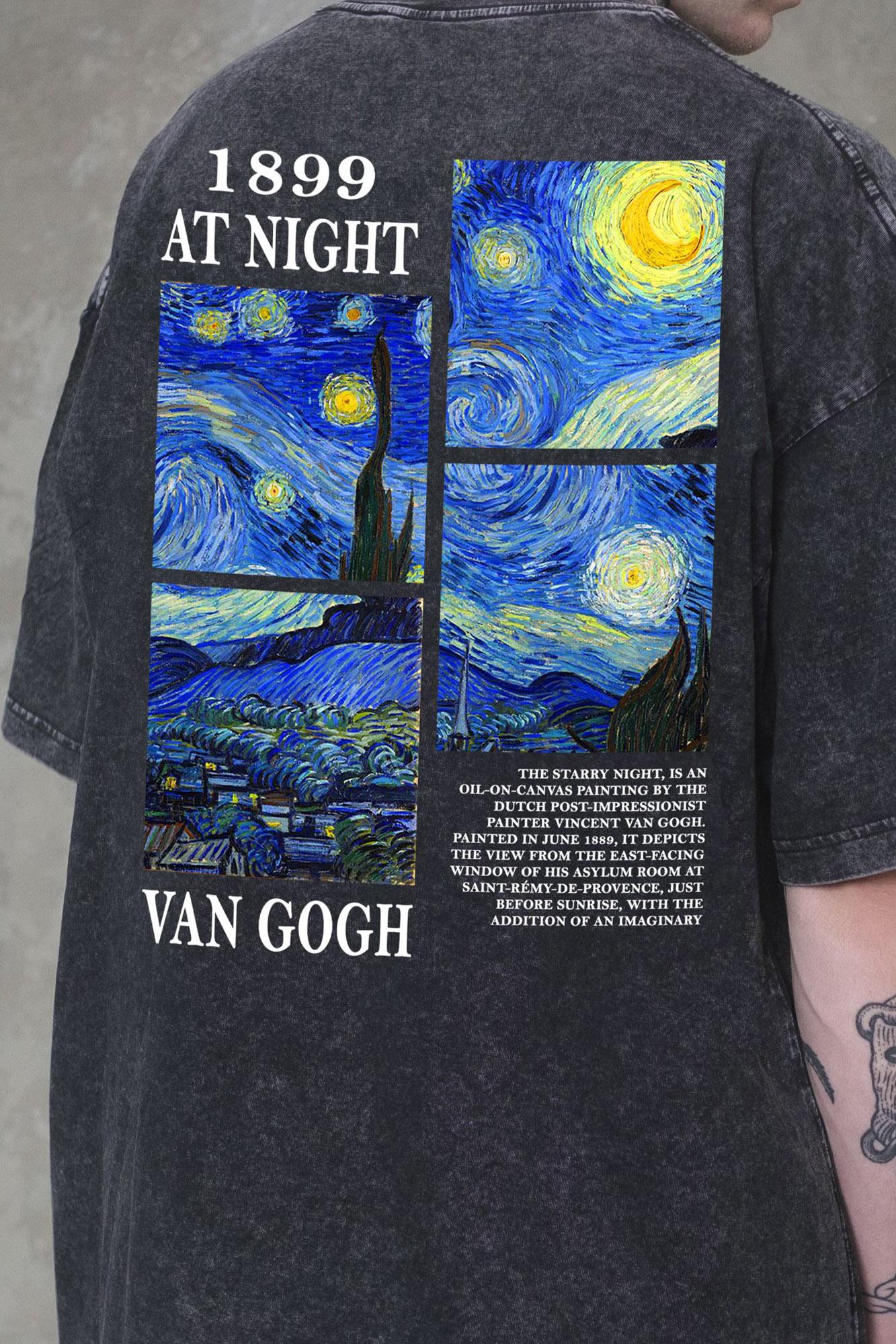 Футболка оверсайз Without Washed Van Gogh L/XL Black (L/XL8056392 8056393) - фото 2 Футболка оверсайз Without Washed Van Gogh L/XL Black (L/XL8056392 8056393) - фото 2