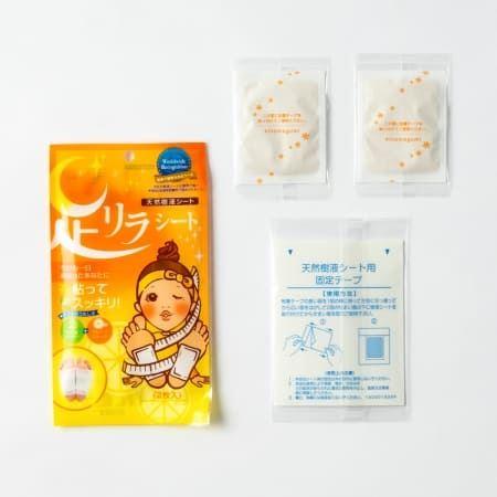 Детокс-пластыри для ног MEGUMI Foot Relax Sheet Grapefruit 2 шт. (2505361431)