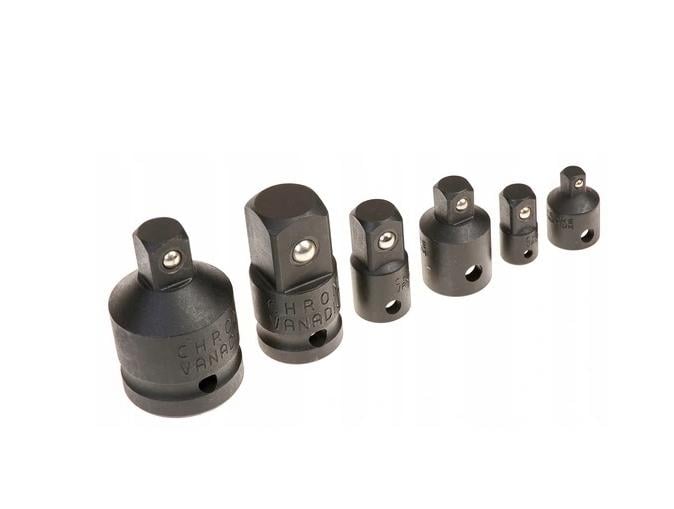 Комплект ударних адаптерів Vorfal 1/2" 1/4" 3/8" 3/4" 6 шт. (18040018102) - фото 2 Комплект ударних адаптерів Vorfal 1/2" 1/4" 3/8" 3/4" 6 шт. (18040018102) - фото 2