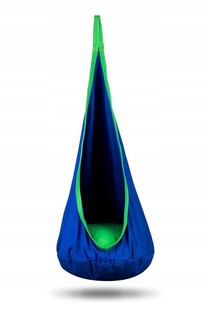 Кресло-качели подвесные NEO-SPORT кокон и подушка Синий (110000)
