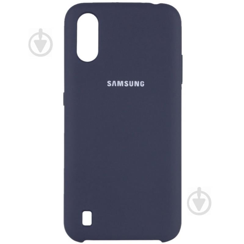 Чохол Epik Silicone Cover для Samsung Galaxy A01 Midnight Blue (873085)