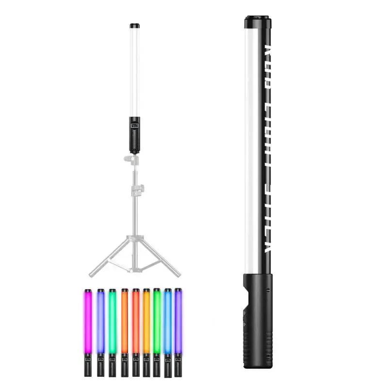 Лампа світлодіодна RGB Light Stick на тринозі 2,1 м з пультом керування (00010) - фото 3