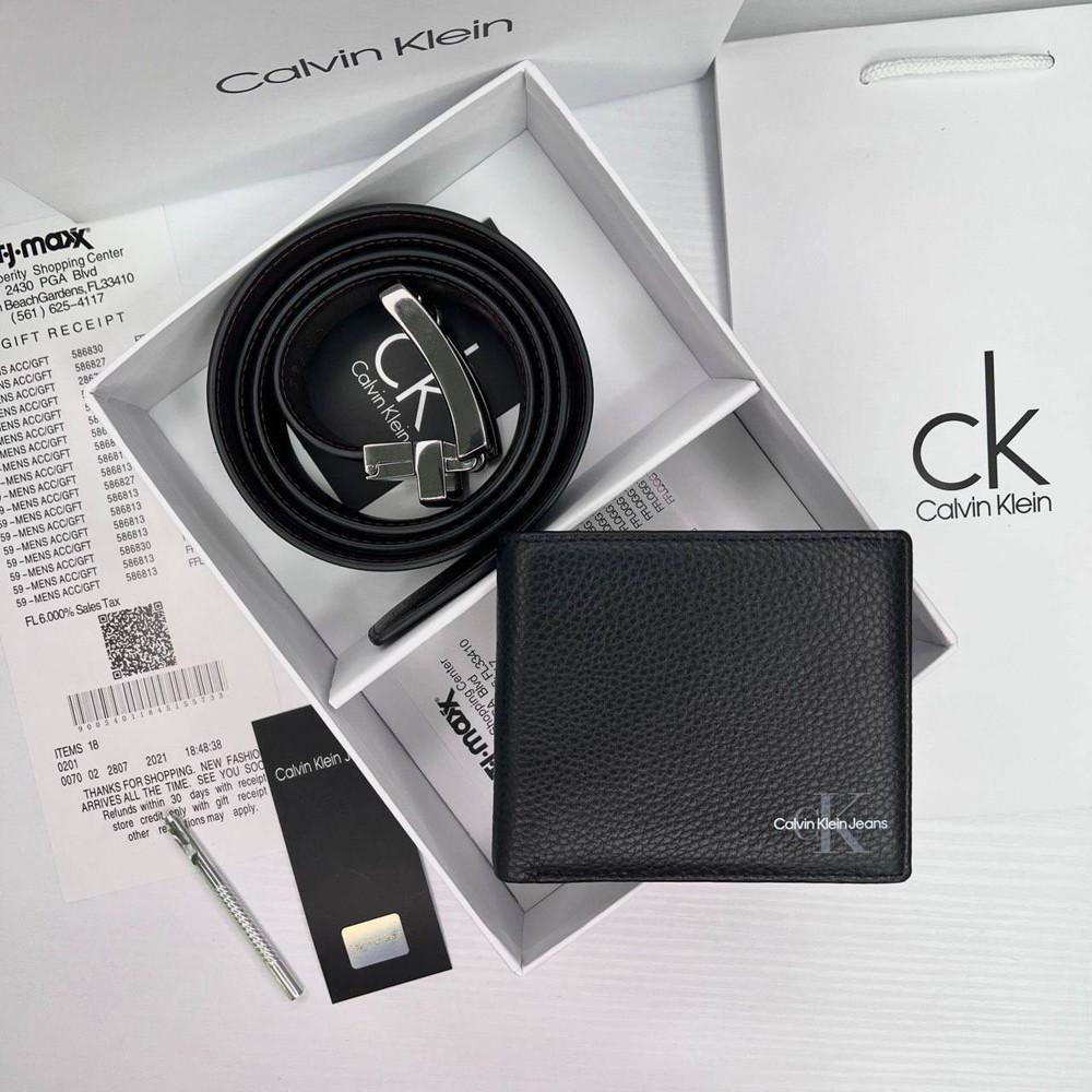 Подарочный набор мужской портмоне и ремень (404 PTR)