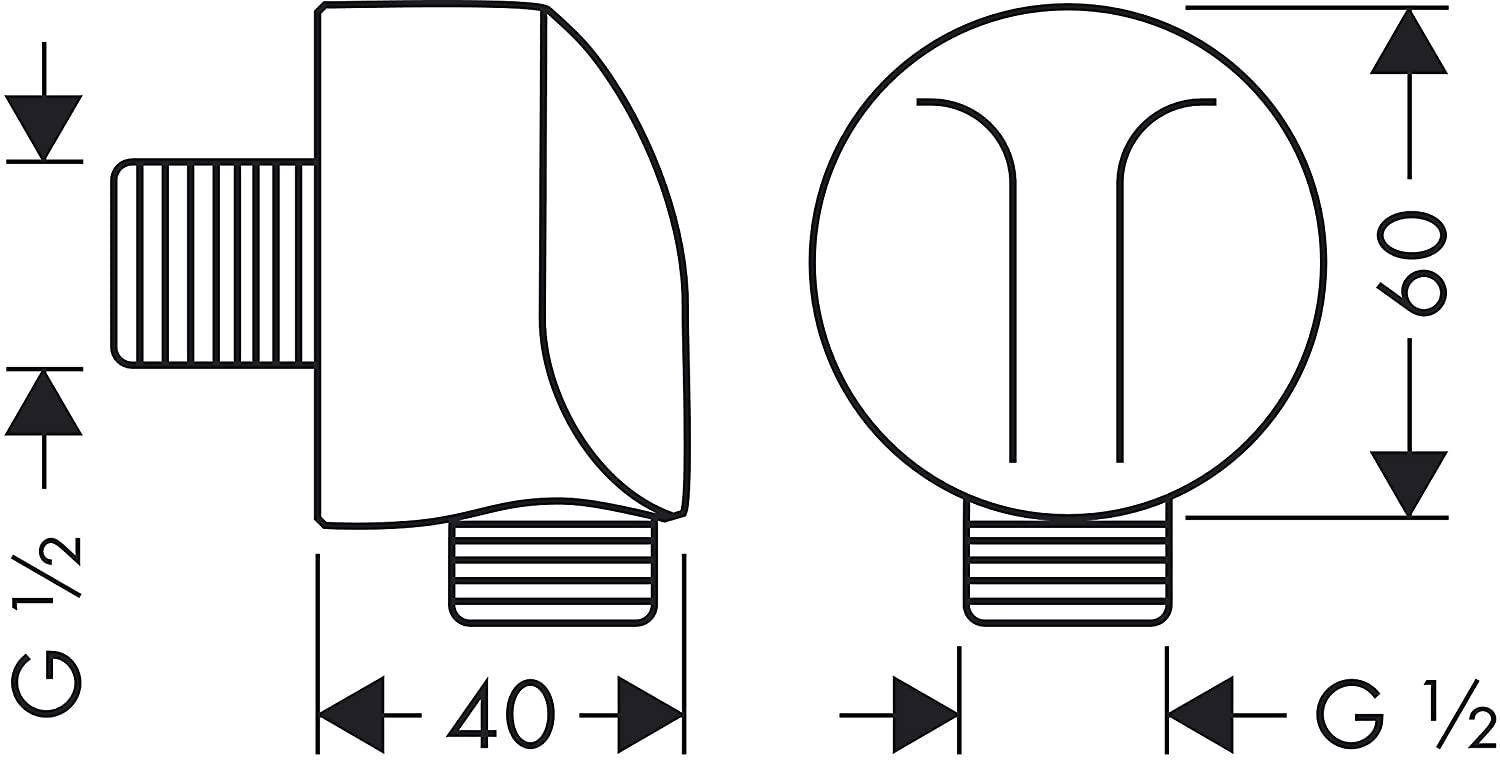 Підключення душового шлангу Hansgrohe FixFit 27453000 Хром (98674) - фото 2