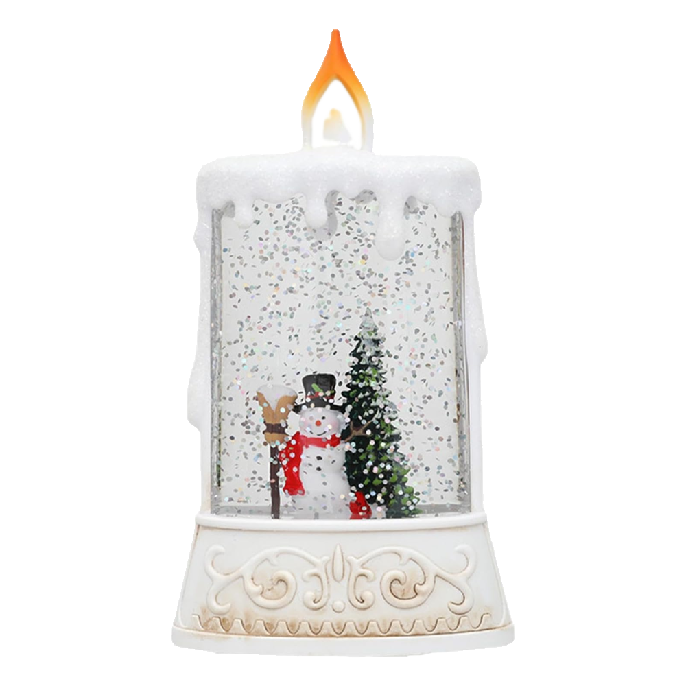 Ночник Снеговик LED на батарейках (3577)