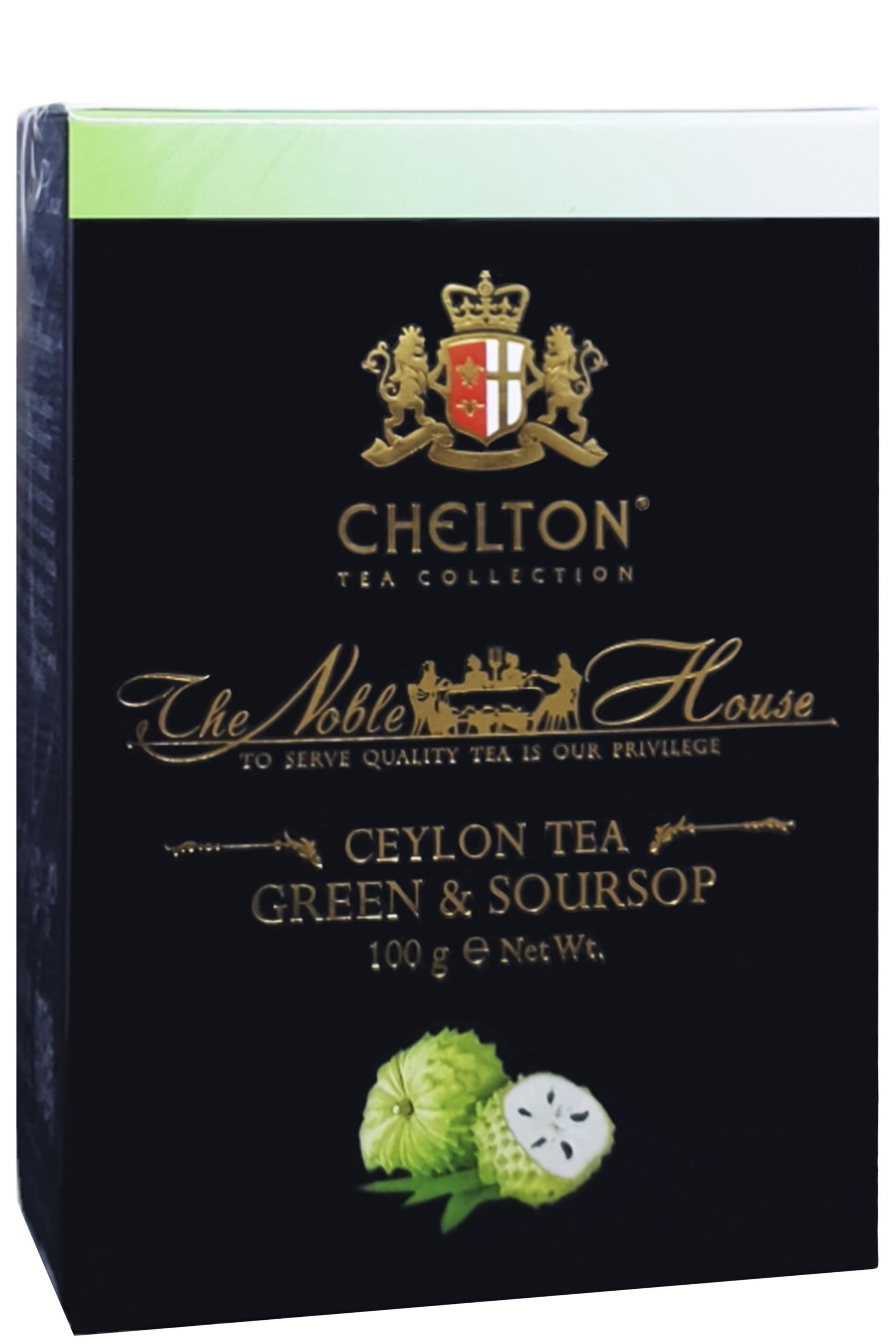 Чай зеленый Челтон Благородный Дом с саусепом 100 г (58340)