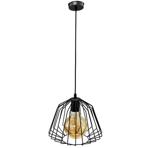 Подвесной светильник MSK Electric Lattice NL-2724 в стиле лофт E27 40 Вт IP 20 Черный (1269247407)