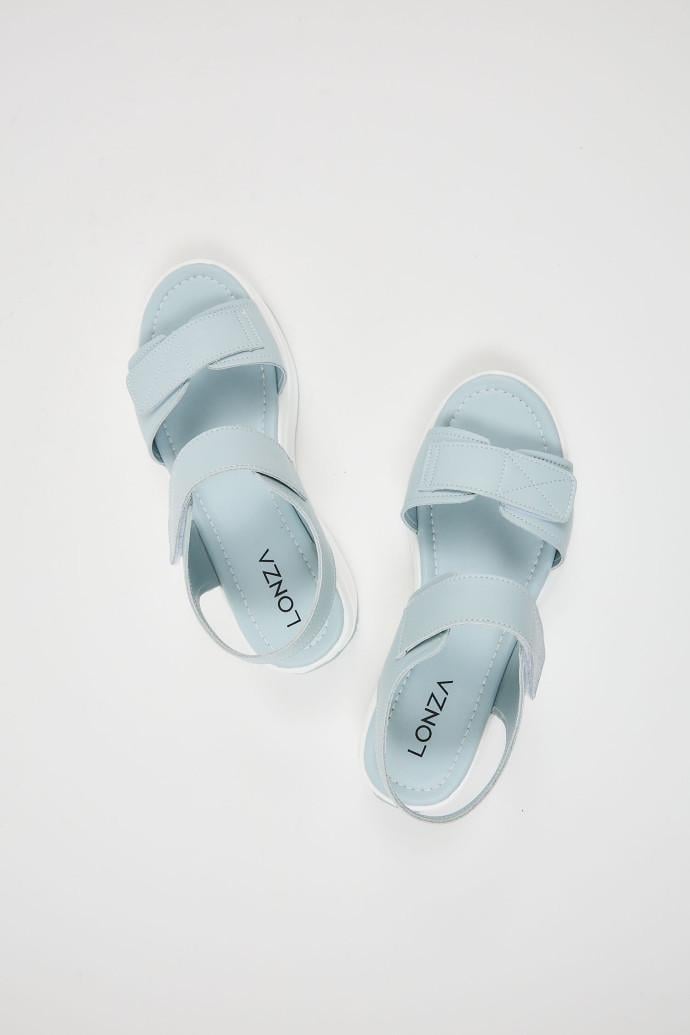 Сандалии женские LONZA на платформе р. 40 Голубой (198407) - фото 3
