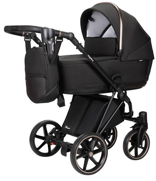 Коляска детская функциональная Angelini Enigma 2в1 Premium Черный Коляска детская функциональная Angelini Enigma 2в1 Premium Черный