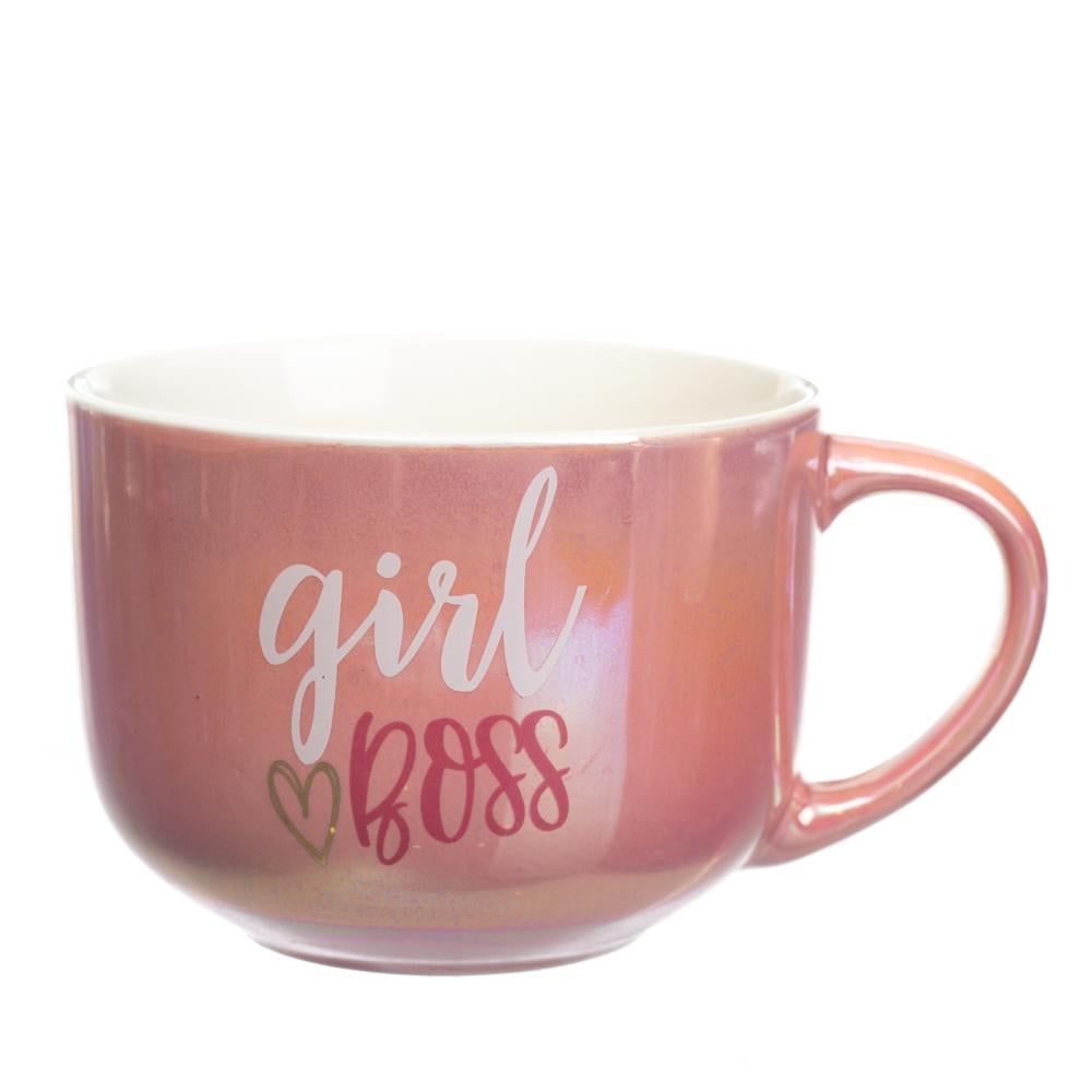 Кружка керамическая Elisey Boss 450 мл 6 шт. Розовый (8803-015)