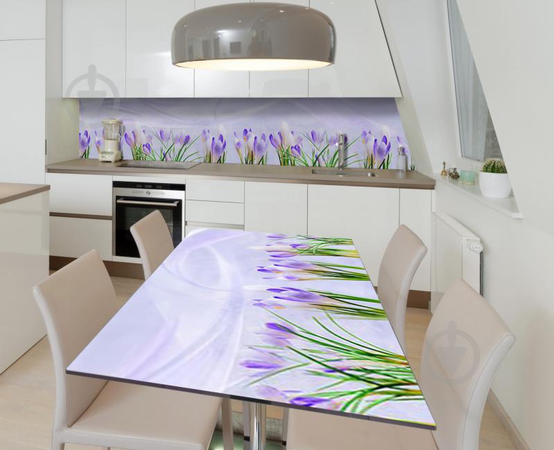 Наклейка 3Д виниловая на стол Zatarga «Первые крокусы» 650х1200 мм (Z184249/1st) Наклейка 3Д виниловая на стол Zatarga «Первые крокусы» 650х1200 мм (Z184249/1st)