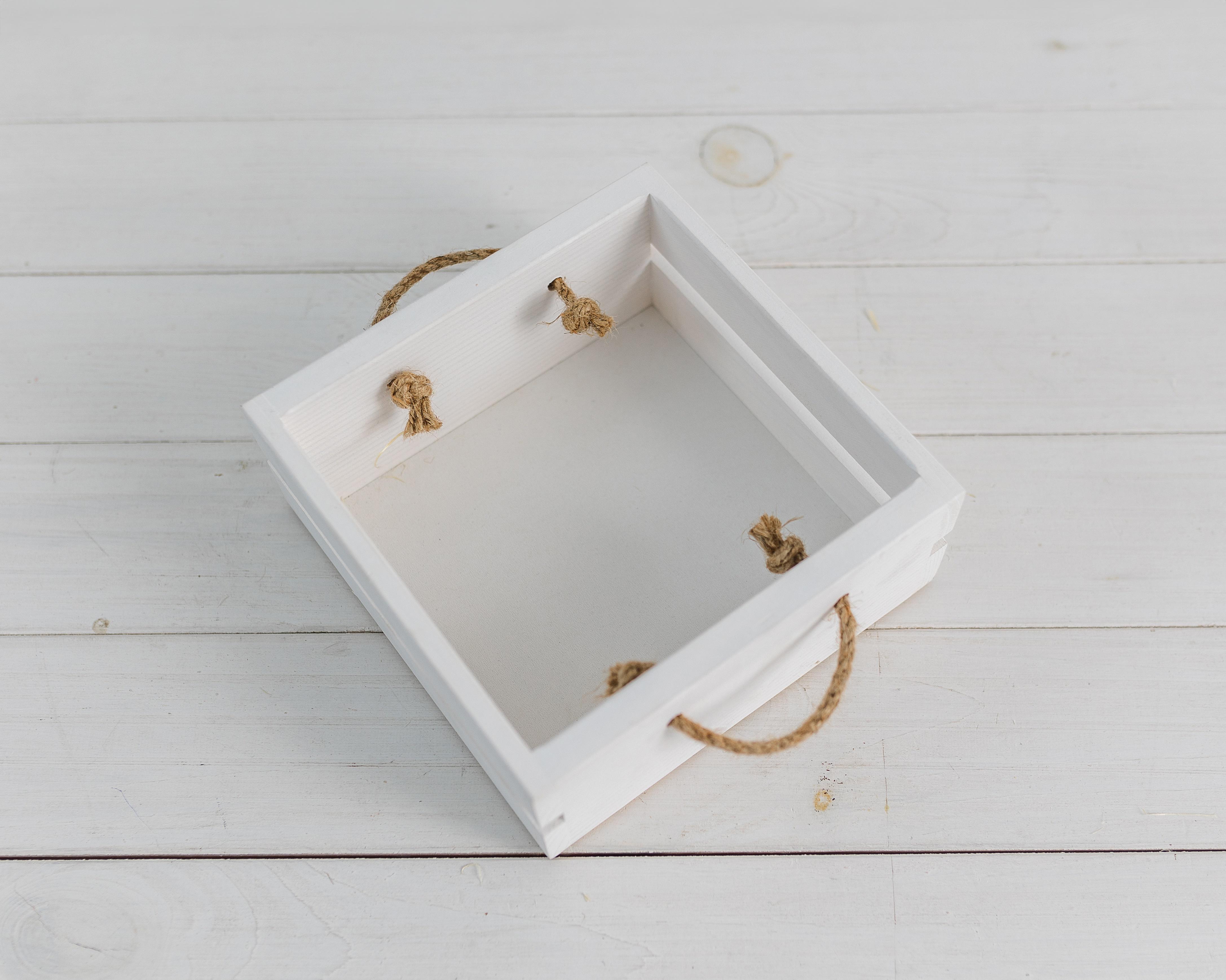 Ящик дерев’яний декоративний Прованс Білий (0002060) - фото 2 Ящик дерев’яний декоративний Прованс Білий (0002060) - фото 2