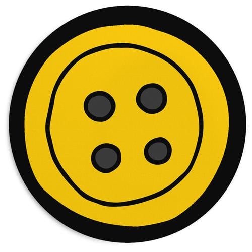 Коврик для мыши Presentville Пуговка 20 см (RKYL_23F078)